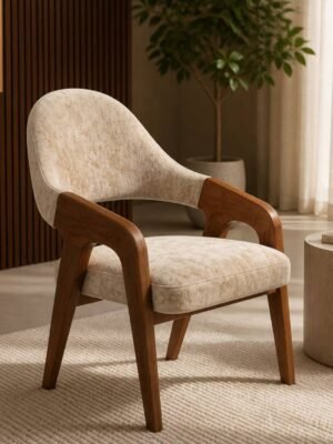 Fauteuil design en bois
